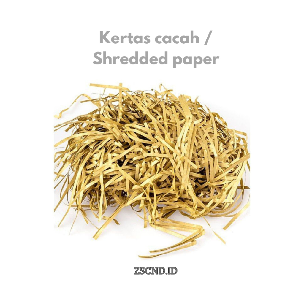 

Kertas serut / kertas cacah / potongan kertas / shredded paper paper kraft 20 gram