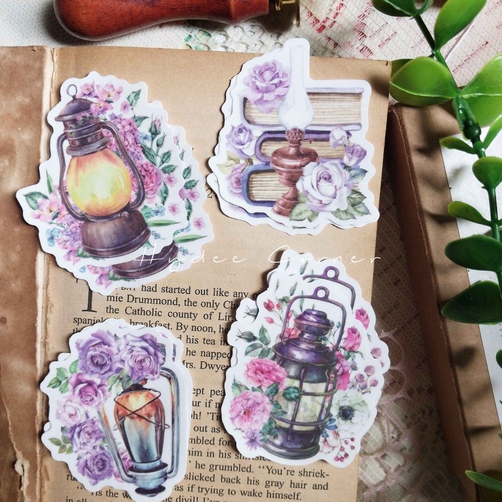 

5 pcs diary travel sticker for journaling scrapbook/ jurnaling kit travel series stiker