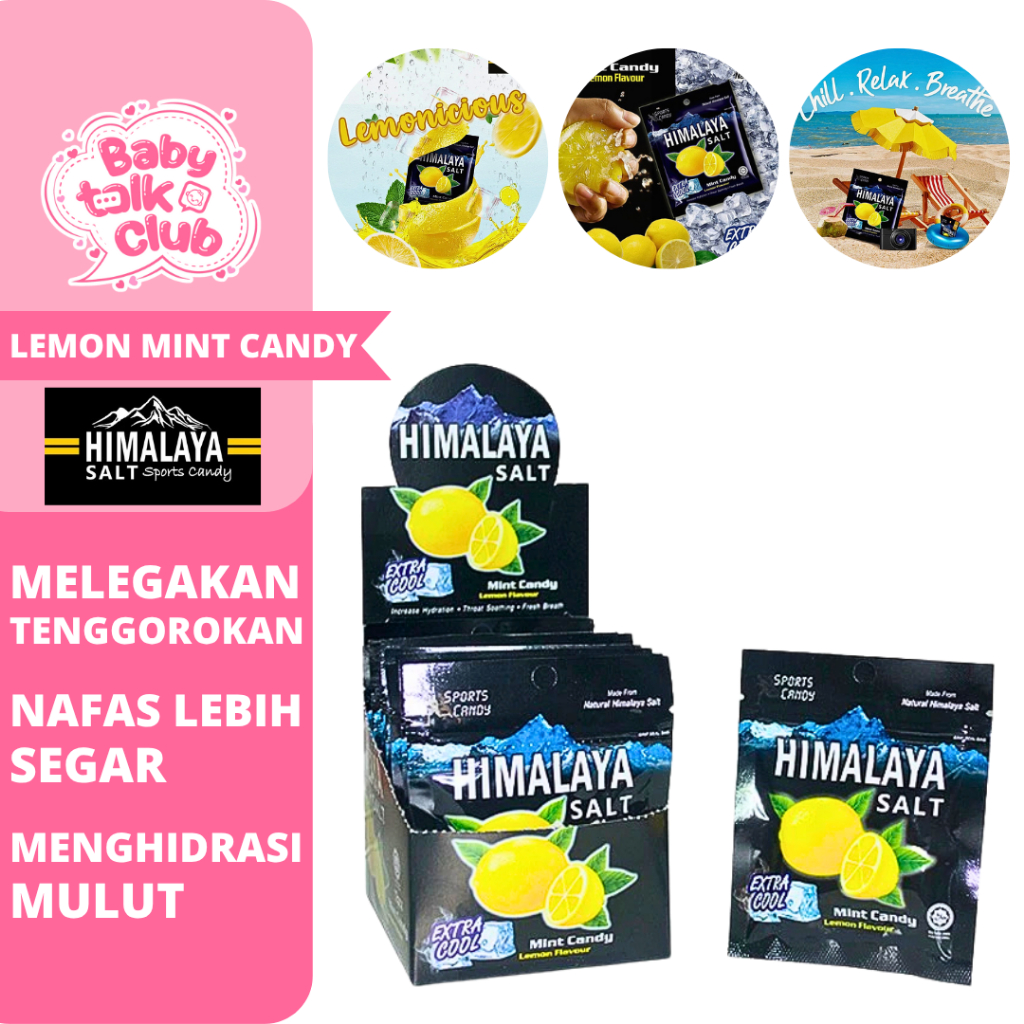 

Permen Big Foot Himalaya Salt Lemon Mint Candy Melegakan Tenggorokan Z\2