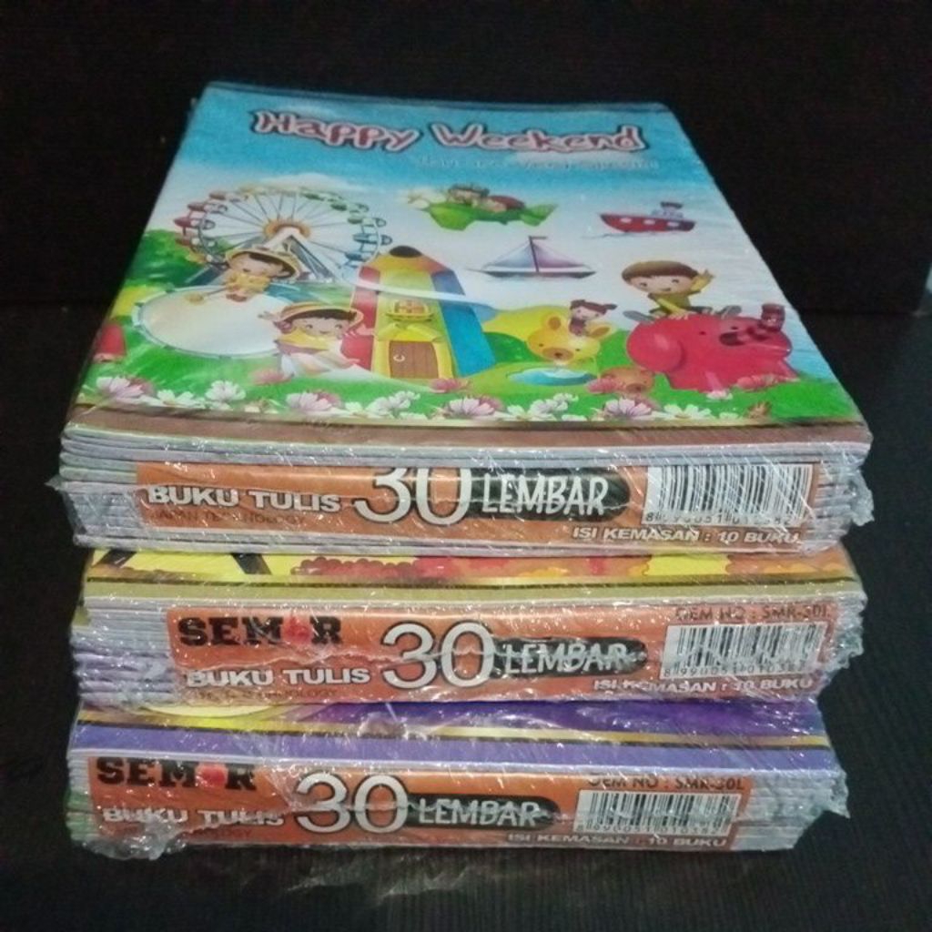

BUKU TULIS 30 Lembar SEMAR 1 BOX ISI 10 PCS TERMURAH