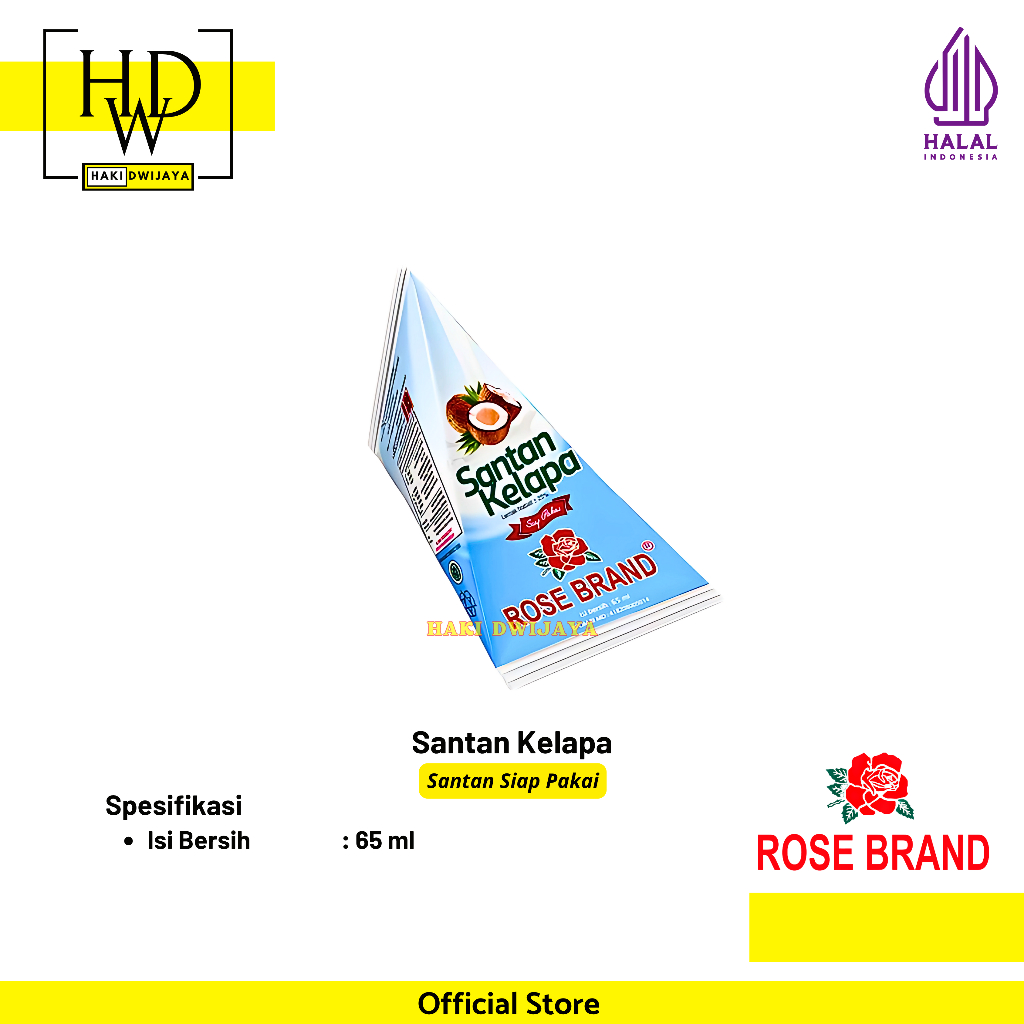 

[65ml] Rose Brand Santan Kelapa / Coconut Cream