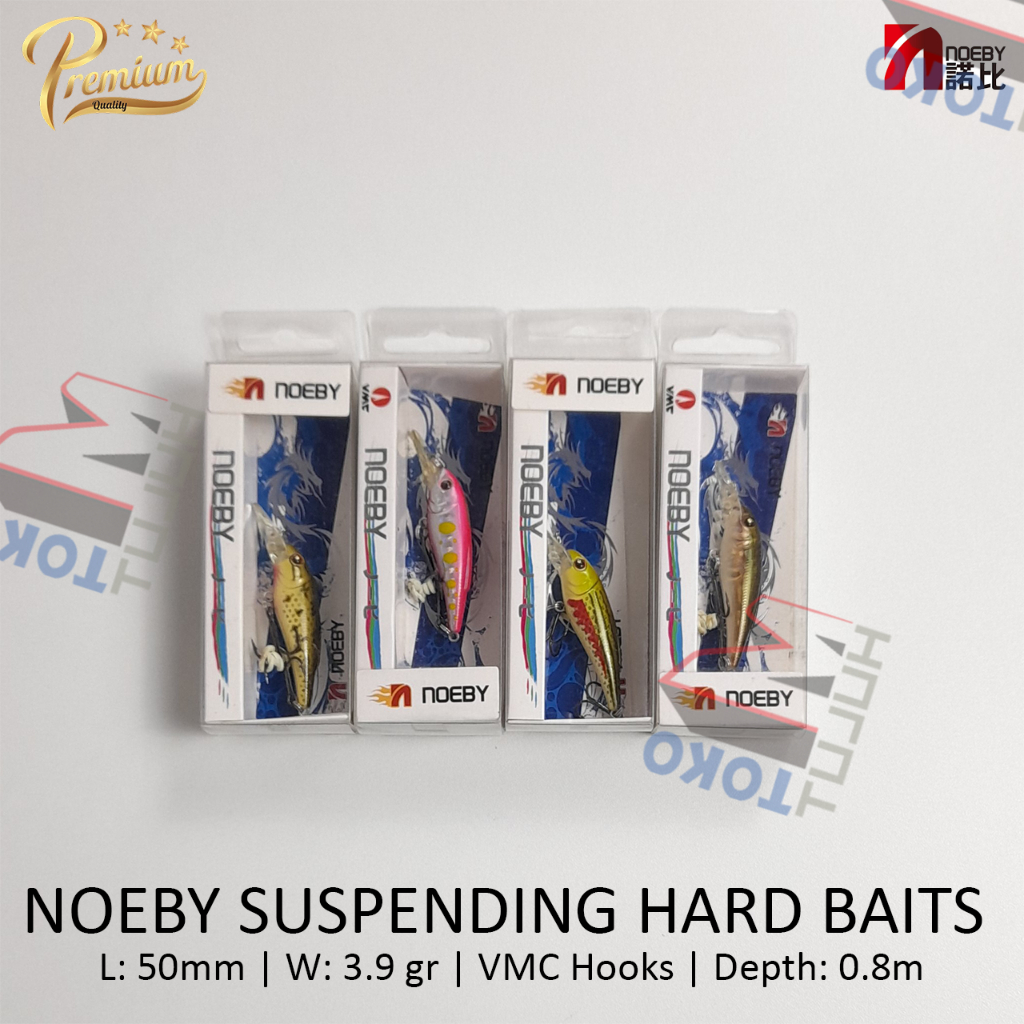 Suspending Lure / Umpan Minnow 3D Realistis Noeby NBL 9128 50mm