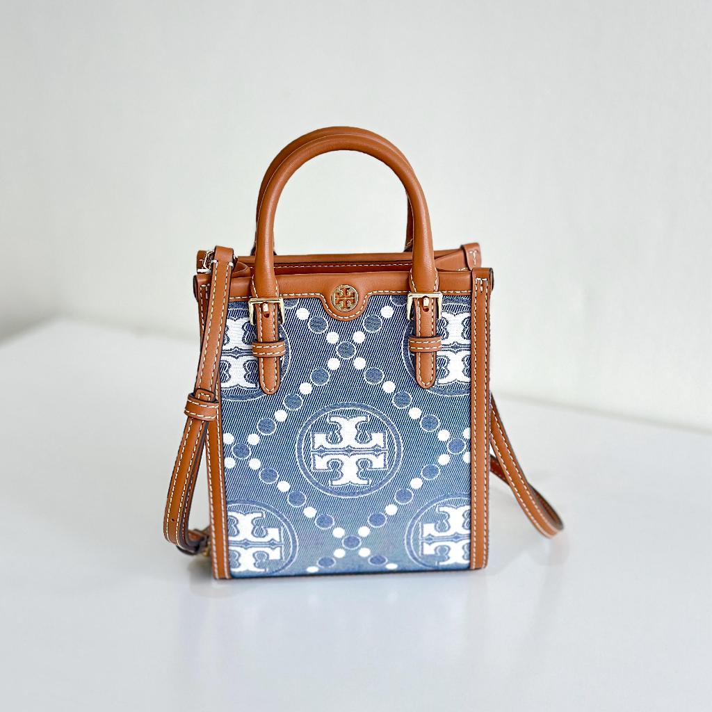 TB MONOGRAM MINI TOTE