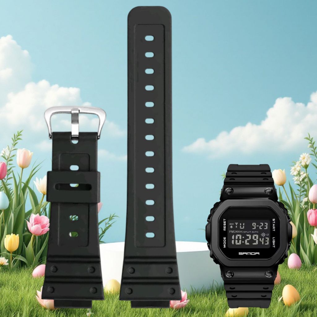 TALI JAM TANGAN SANDA 6016 STRAP JAM SANDA 2126