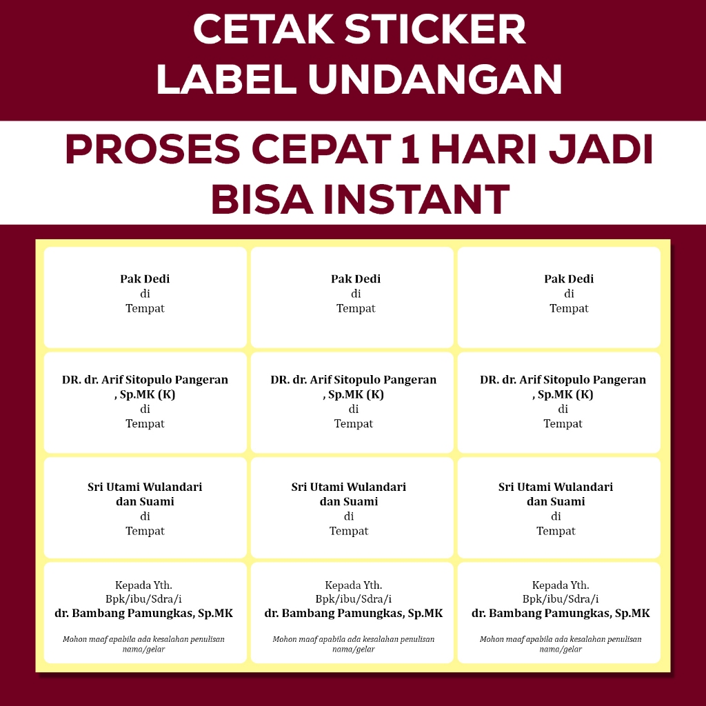 

AF Cetak Label Undangan Bahagia / Print Sticker Label Undangan Bahagia