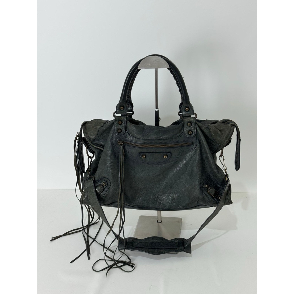 vintage balenciaga city moshgreen