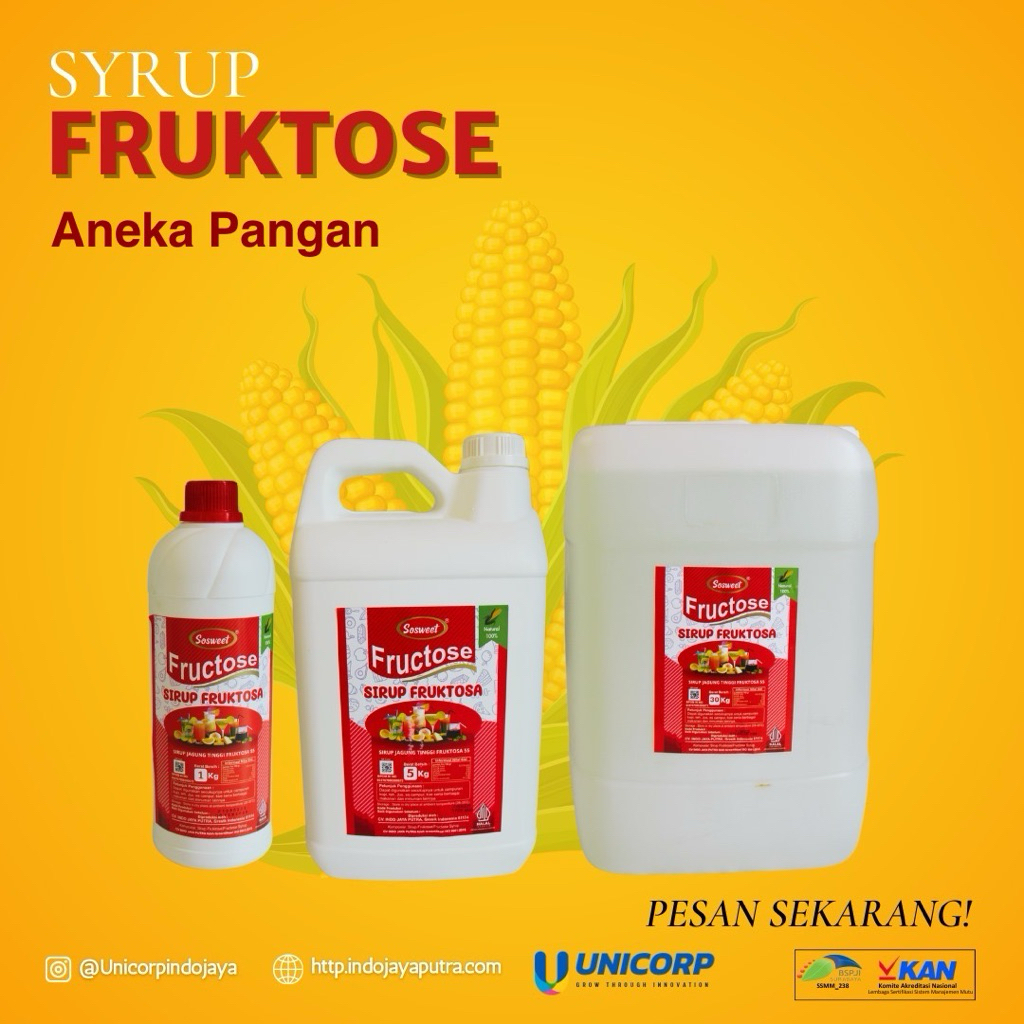 

Fruktose Sosweet kemasan 30 kg