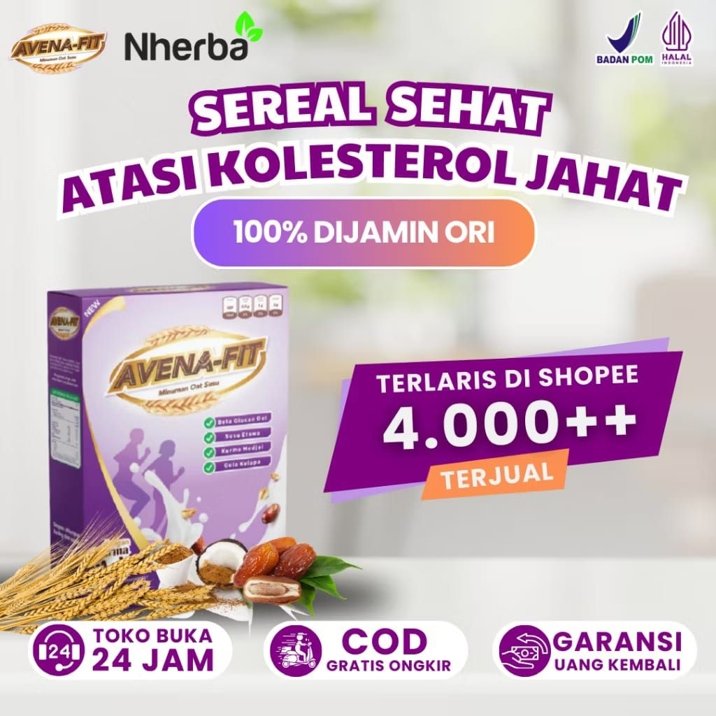 

Avenafit Menu Sarapan Sehat Menjaga Kesehatan Jantung, Menurunkan Kolesterol dan Mencegah Stroke