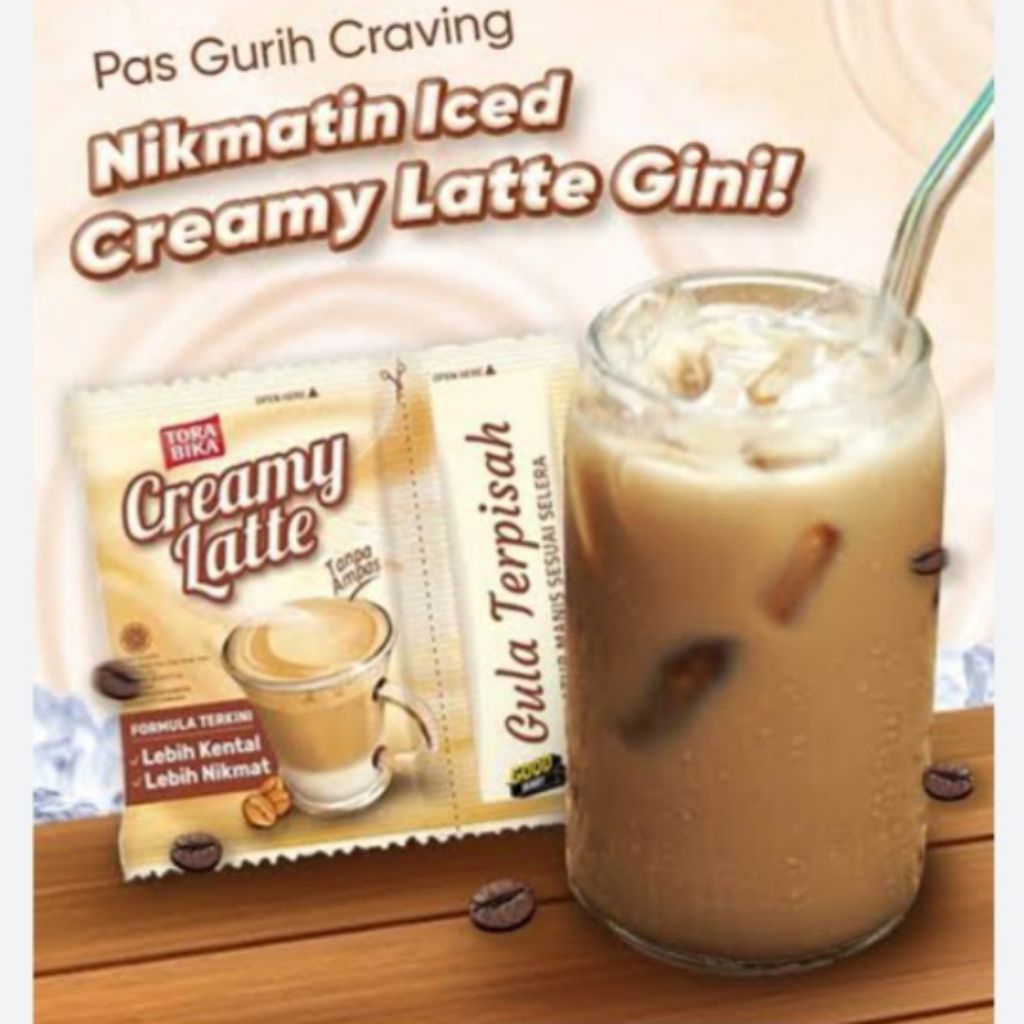 

TORABIKA Creamy Latte Renceng 10pcs @25gram