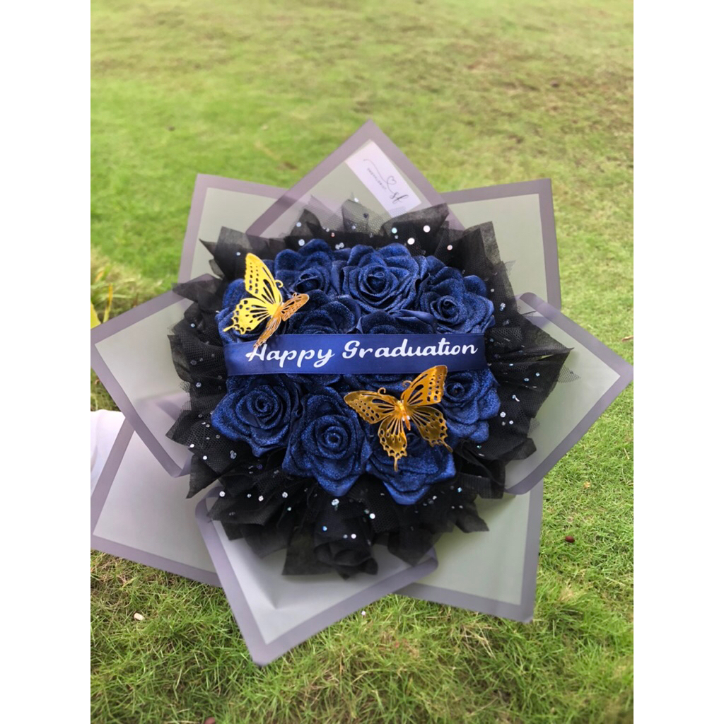 

buket pita satin|buket mawar satin|buket wisuda|buket birthday||