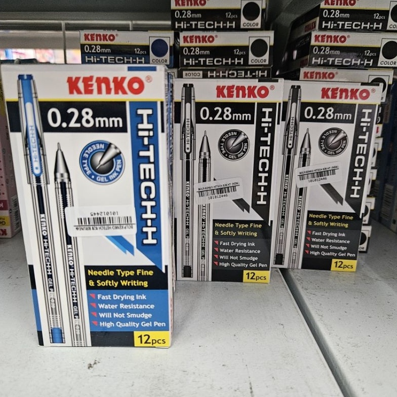 

KODE O35G Bolpen Pen Kenko HiTech Hitech 28mm Warna Biru Hitam Per Lusin Isi 12 Pcs