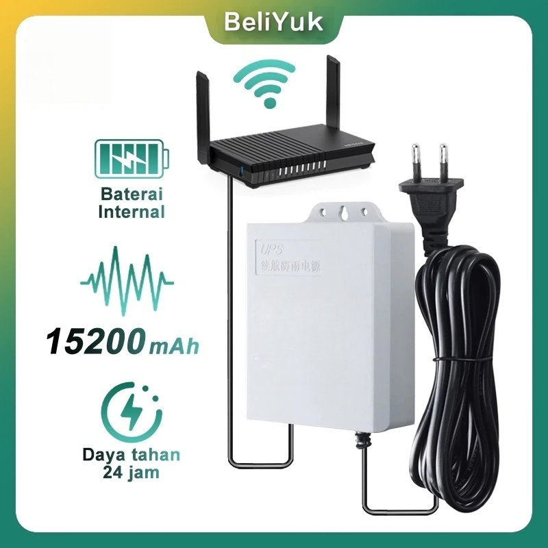 Ups 3600/5400mAh Ups Mini 12v Untuk Wifi Ups Mini 12 Volt Ups Wifi Ups Cctv Ups Dc Mini Ups