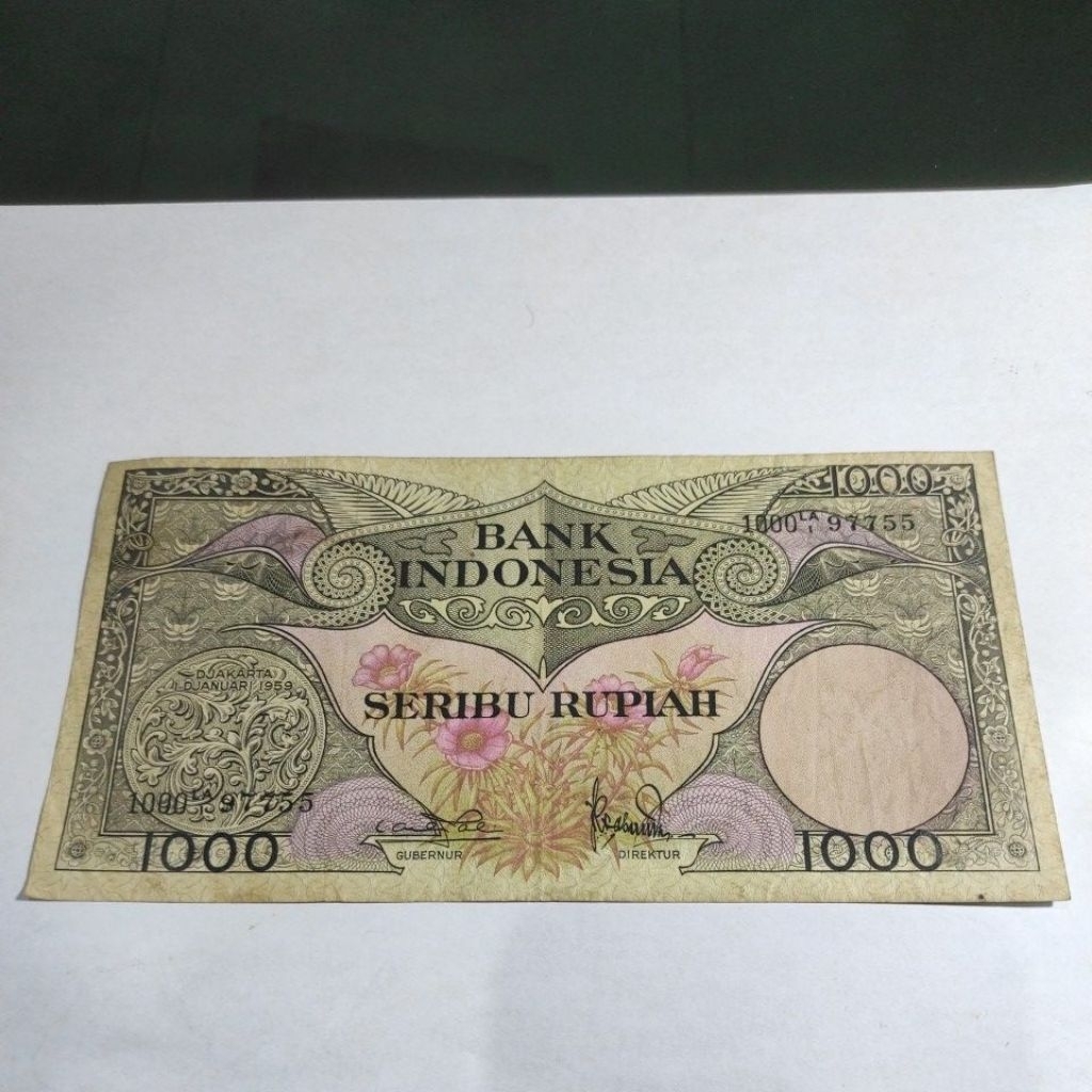 uang kertas kuno koleksi negara Indonesia