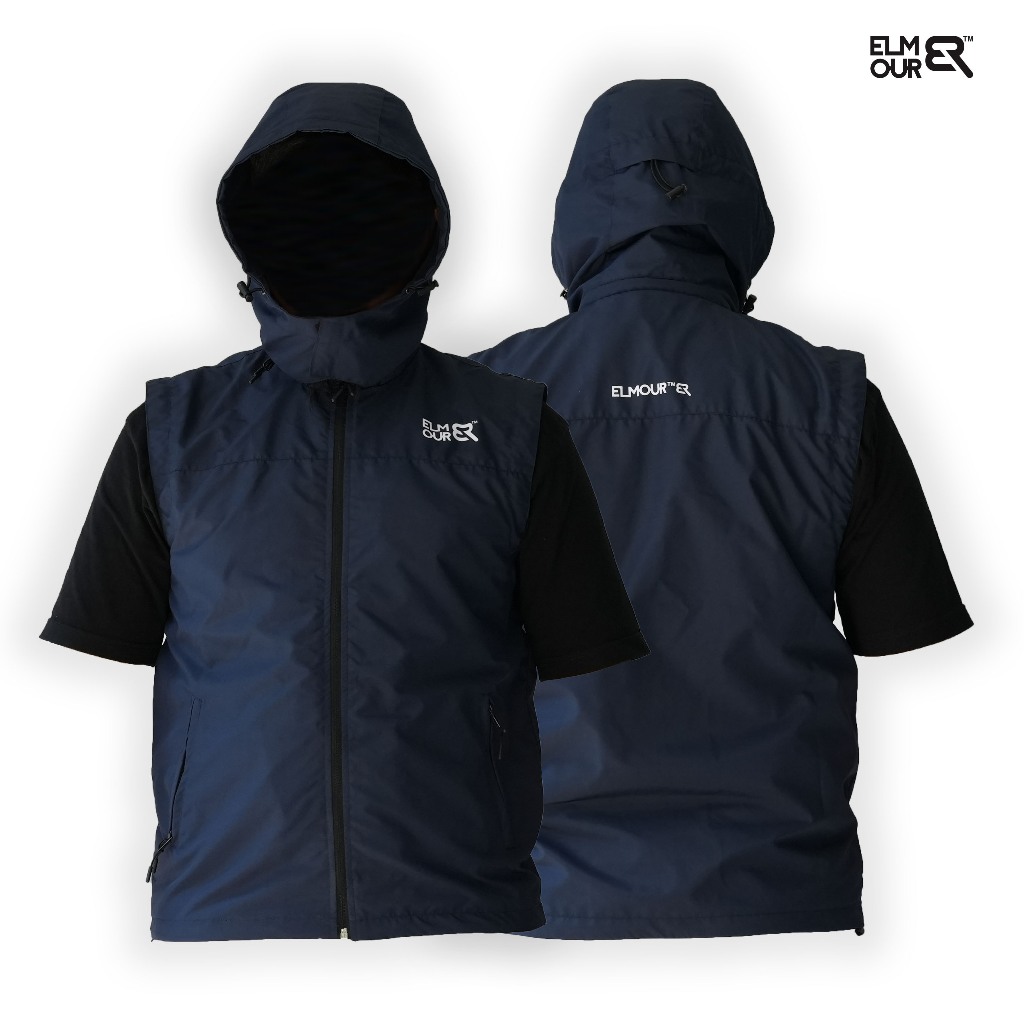Elmour Jaket Rompi Tipis Pria Ringan Nyaman Light Vest One Series