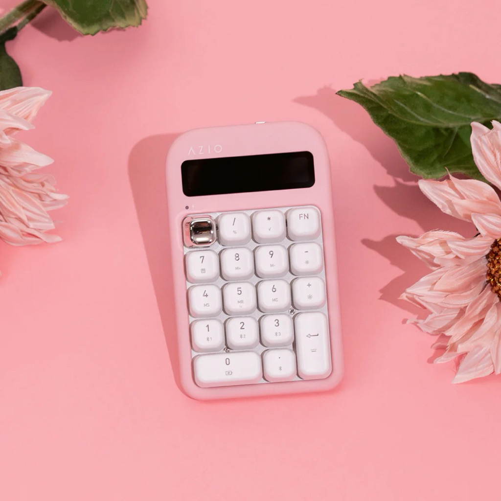AZIO Numpad Calculator Pink Blossom / Kalkulator Azio / Aesthetic Calculator