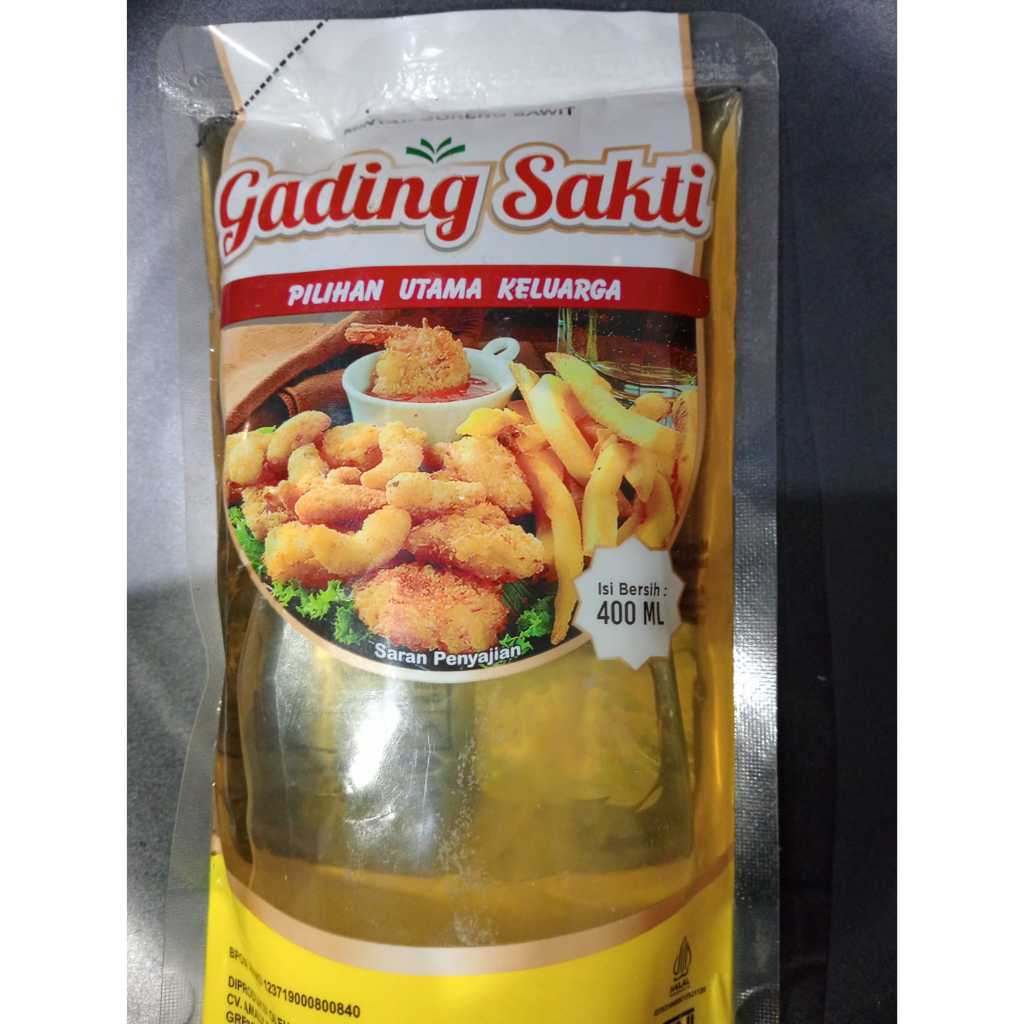 

Gading Sakti refil minyak goreng 400ml