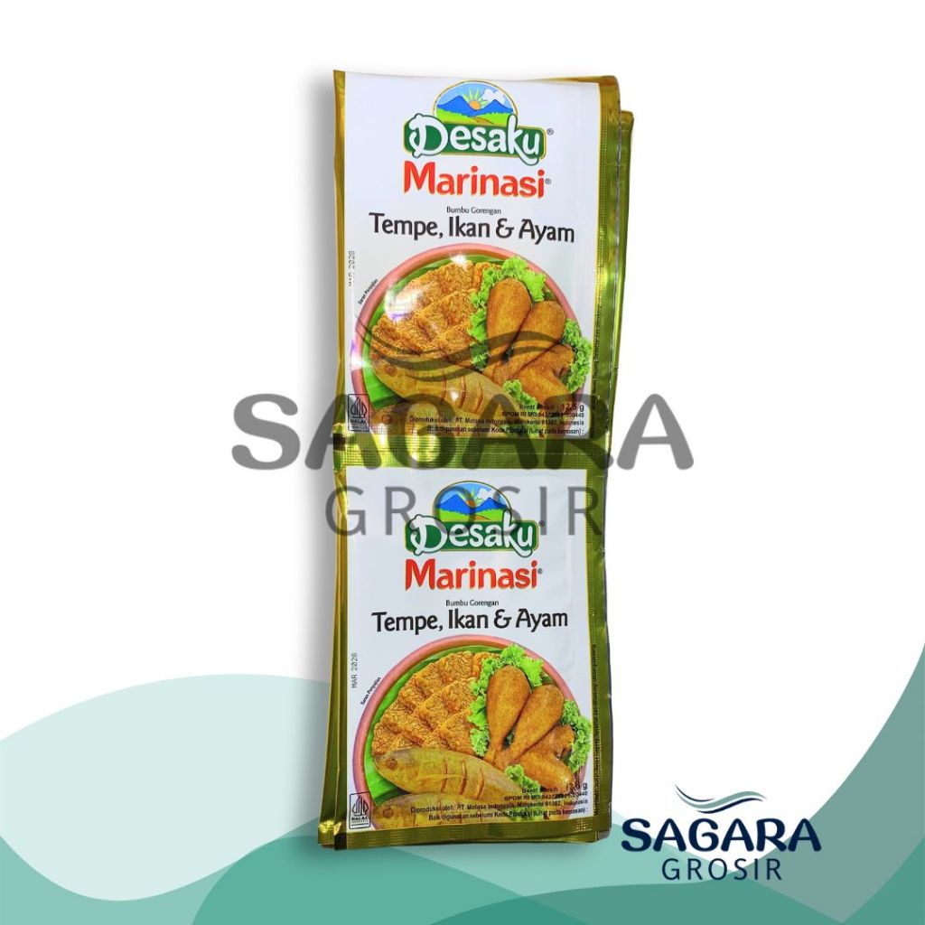

Desaku Marinasi Bumbu Tempe Ikan Ayam Sachet 1 Renceng