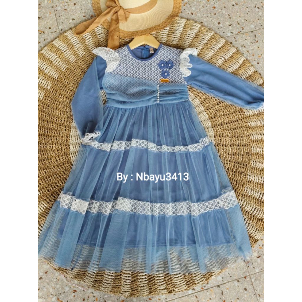 TIARA DRESS COUPLE IBU DAN ANAK VIRAL DRESS KONDANGAN