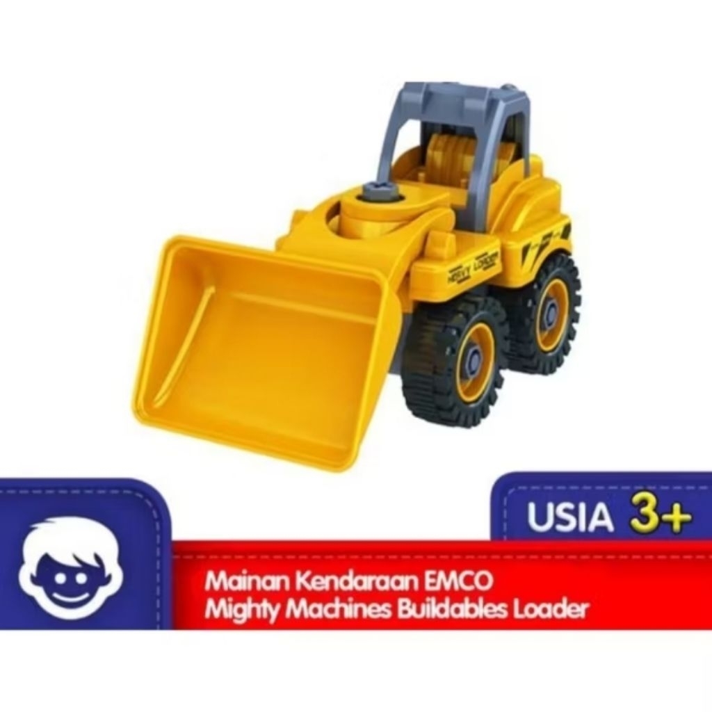 MIGHTY MACHINE EMCO LOADER MAINAN MOBIL BONGKAR PASANG