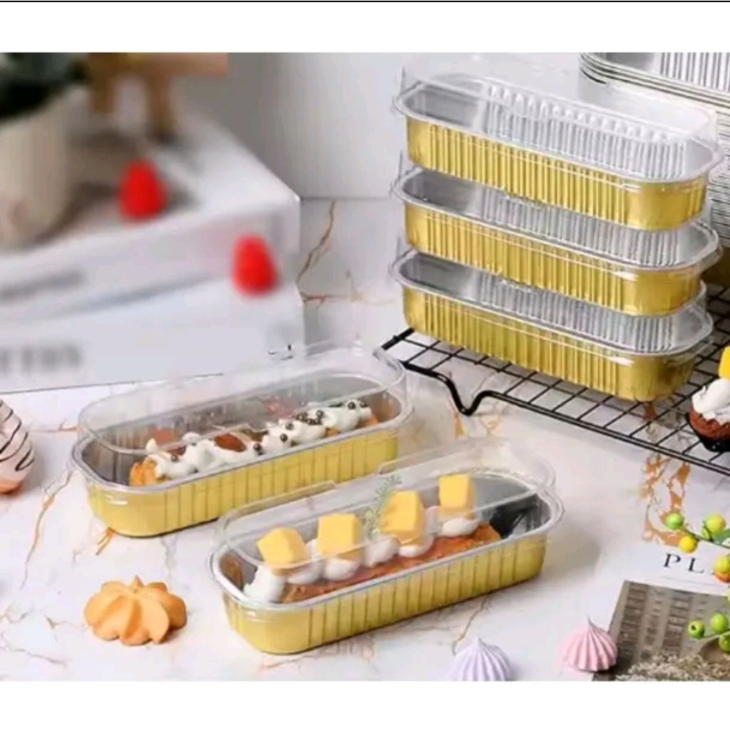 Aluminium Cup Tray Persegi Panjang A43 200 ml