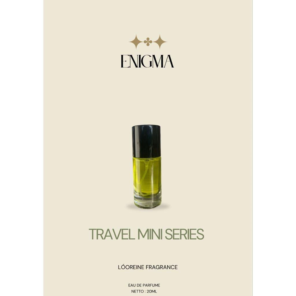 Parfum unisex Pria dan wanita wangi tahan Lama Enigma 20 ml by LÓOREINE