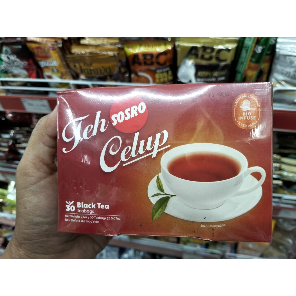

teh sosro celup isi 30 kantong