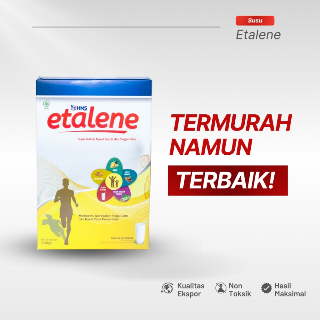 

Etalene Susu Kambing Etawa 200gr Herbal Jahe Temulawak Rendah Gula Halal dan BPOM