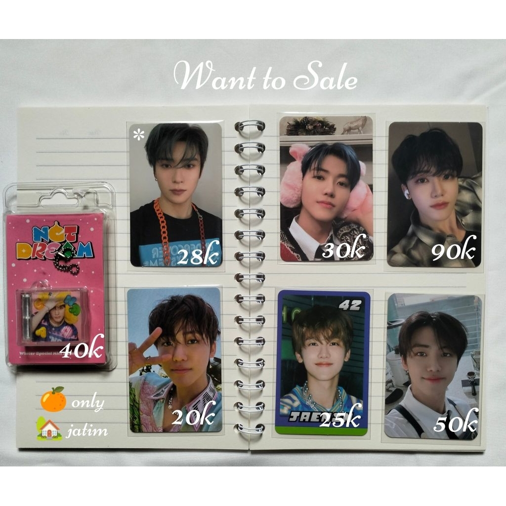 PC PHOTOCARD NCT JAEMIN JAEHYUN JENO OFFICIAL WTS WANT TO SALE REALCITY NEOZONE CANDY PINK CHRISTMAS