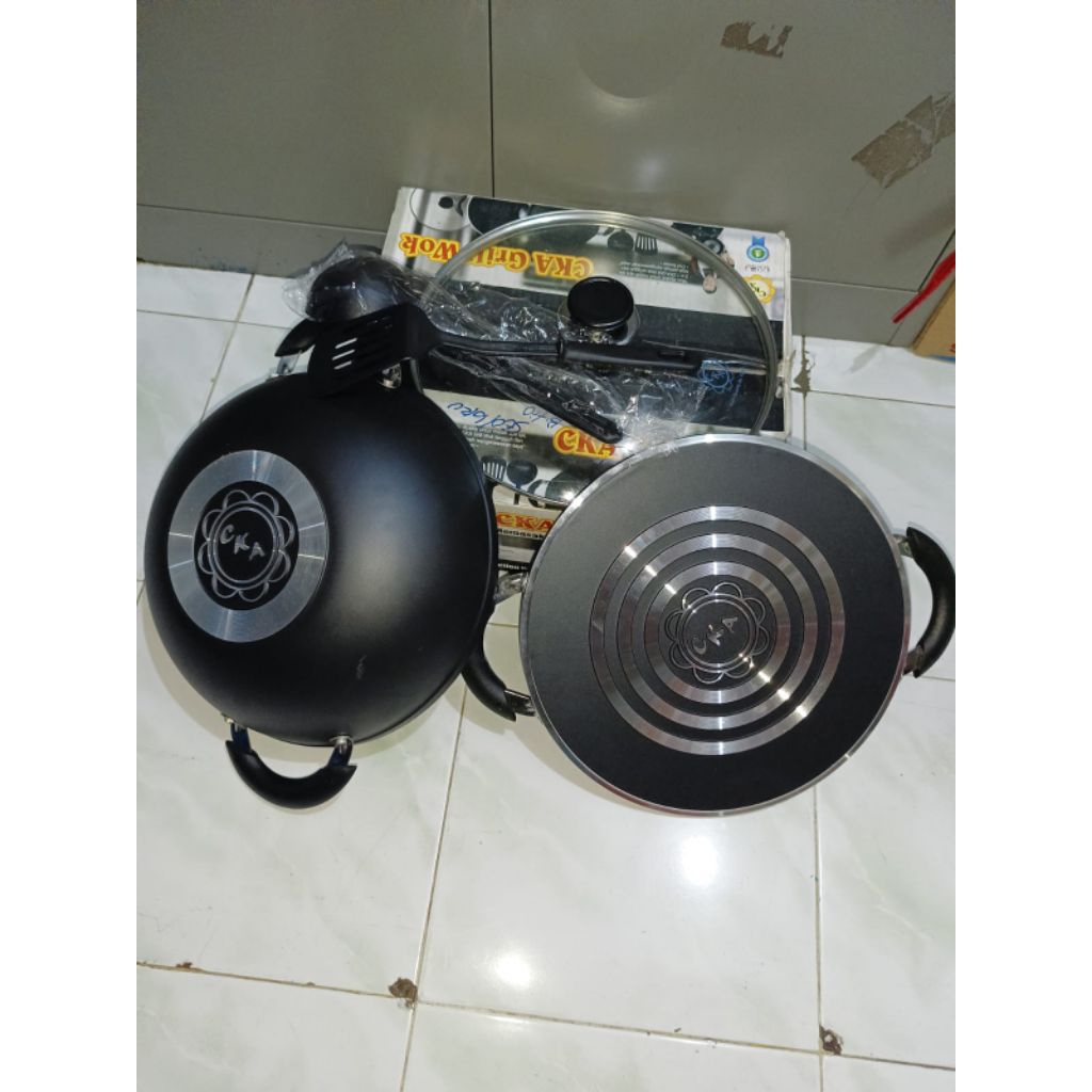 Panggangan CKA Grill Wok serbaguna