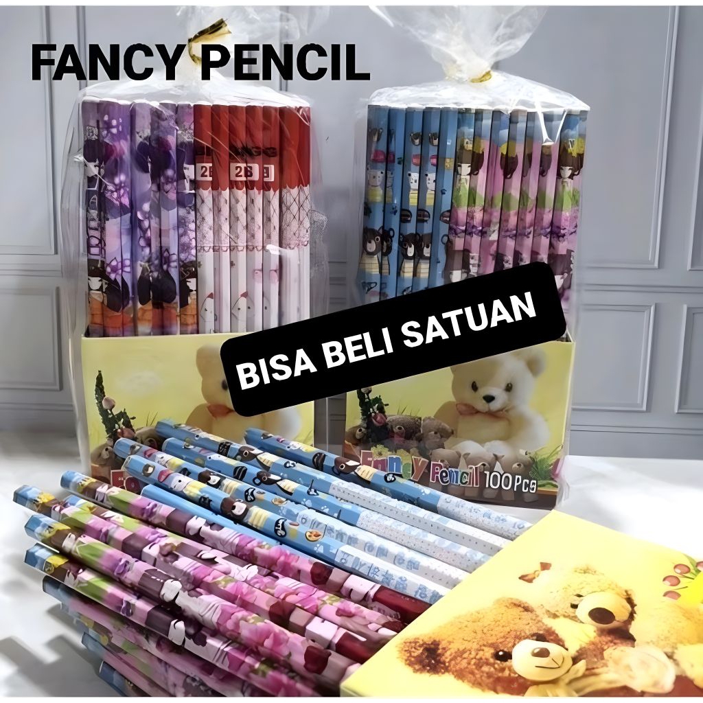 

pencil kayu fancy, pencil murah