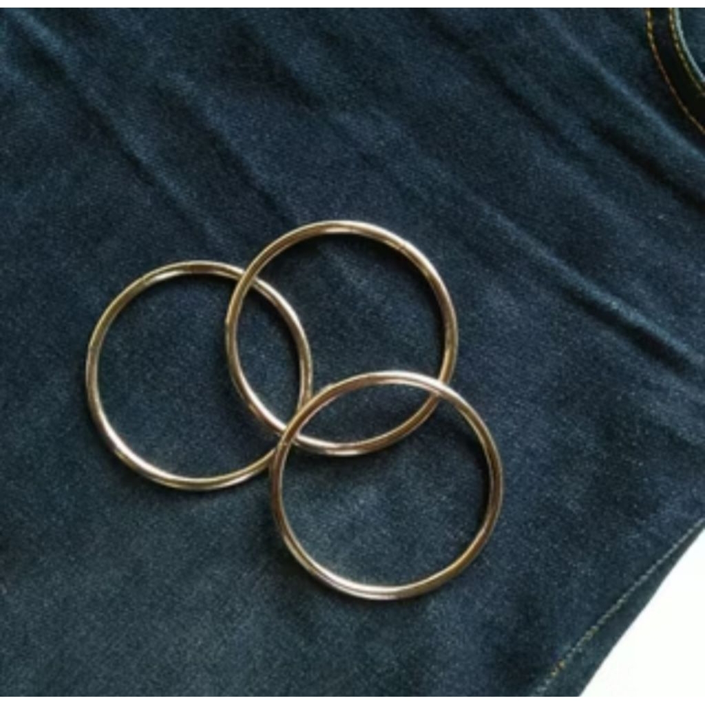 Worckhome Denim - Ring Bulat Silver Fade Effect