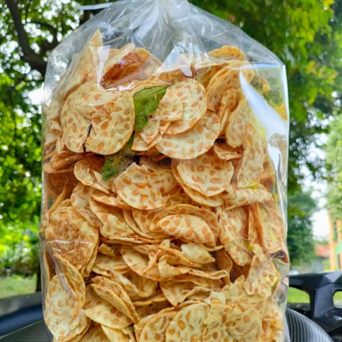 

KERIPIK TEMPE OVEN / KRIPIK TEMPE PANGGANG / TEMPEH SUPER RENYAH TEMPE 250 GRAM