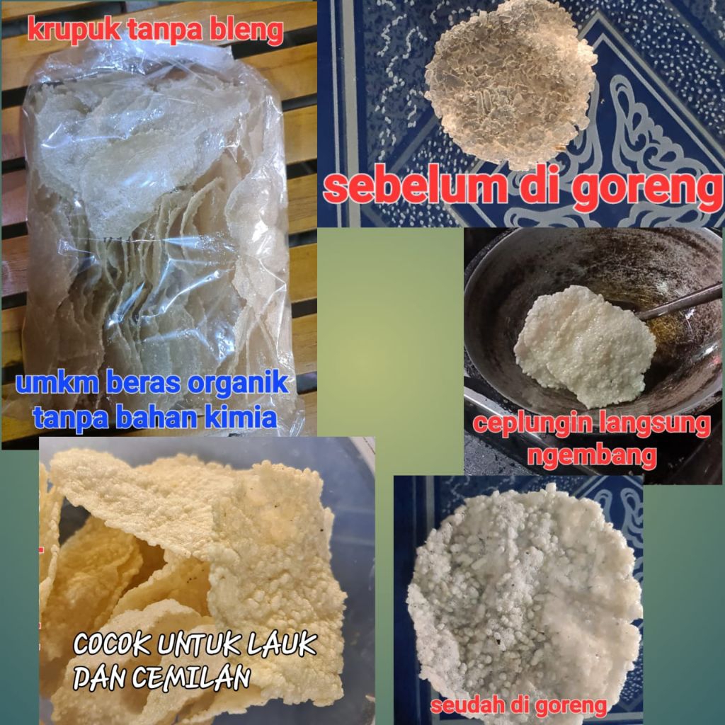 

KRUPUK MENIR BERAS ORGANIK TANPA BLENG
