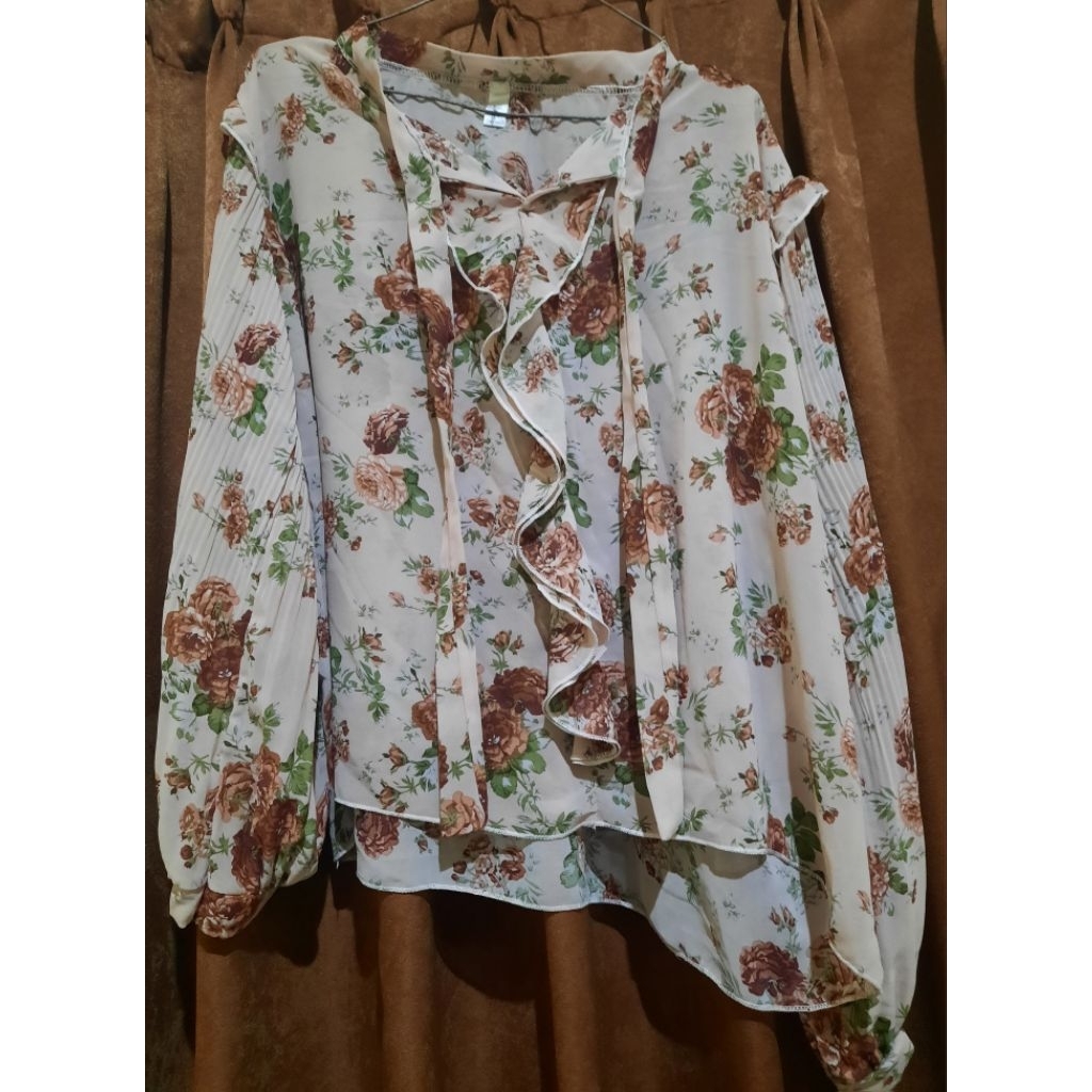 preloved ruffle blouse