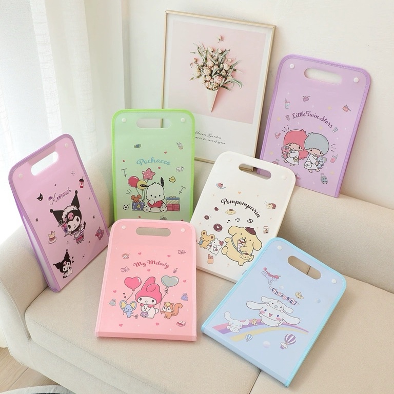 

KODE C34R kawaii sanrio foll layer map folder document organizer tempat penyimpanan dokumen