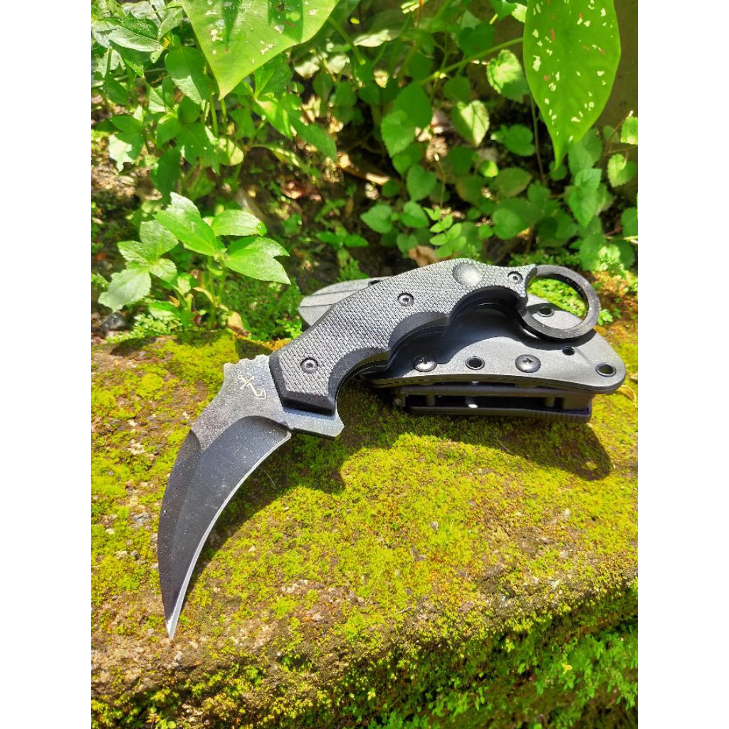 CUCI GUDANG - Survival kit zero error krmbit taktis olahraga pencak silat - outdoor camping knife