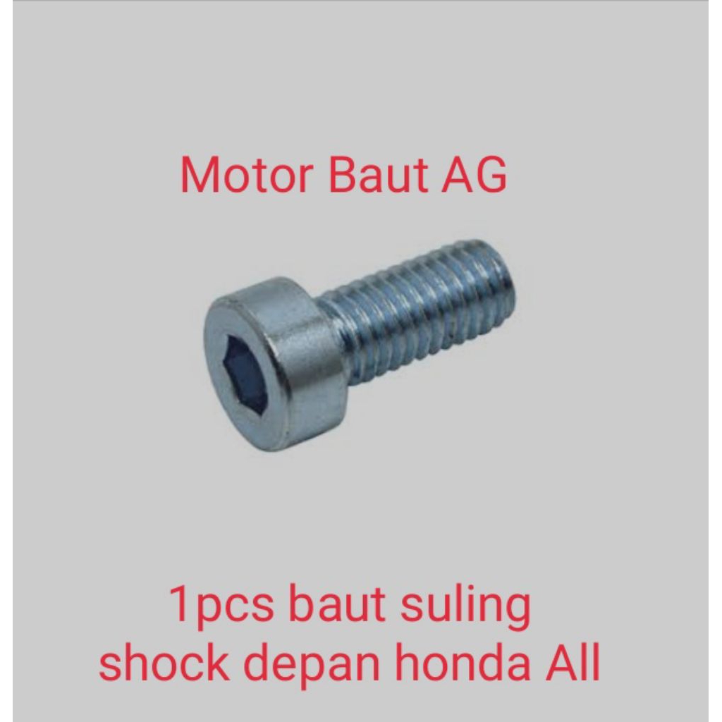 1pcs baut suling shock depan honda All