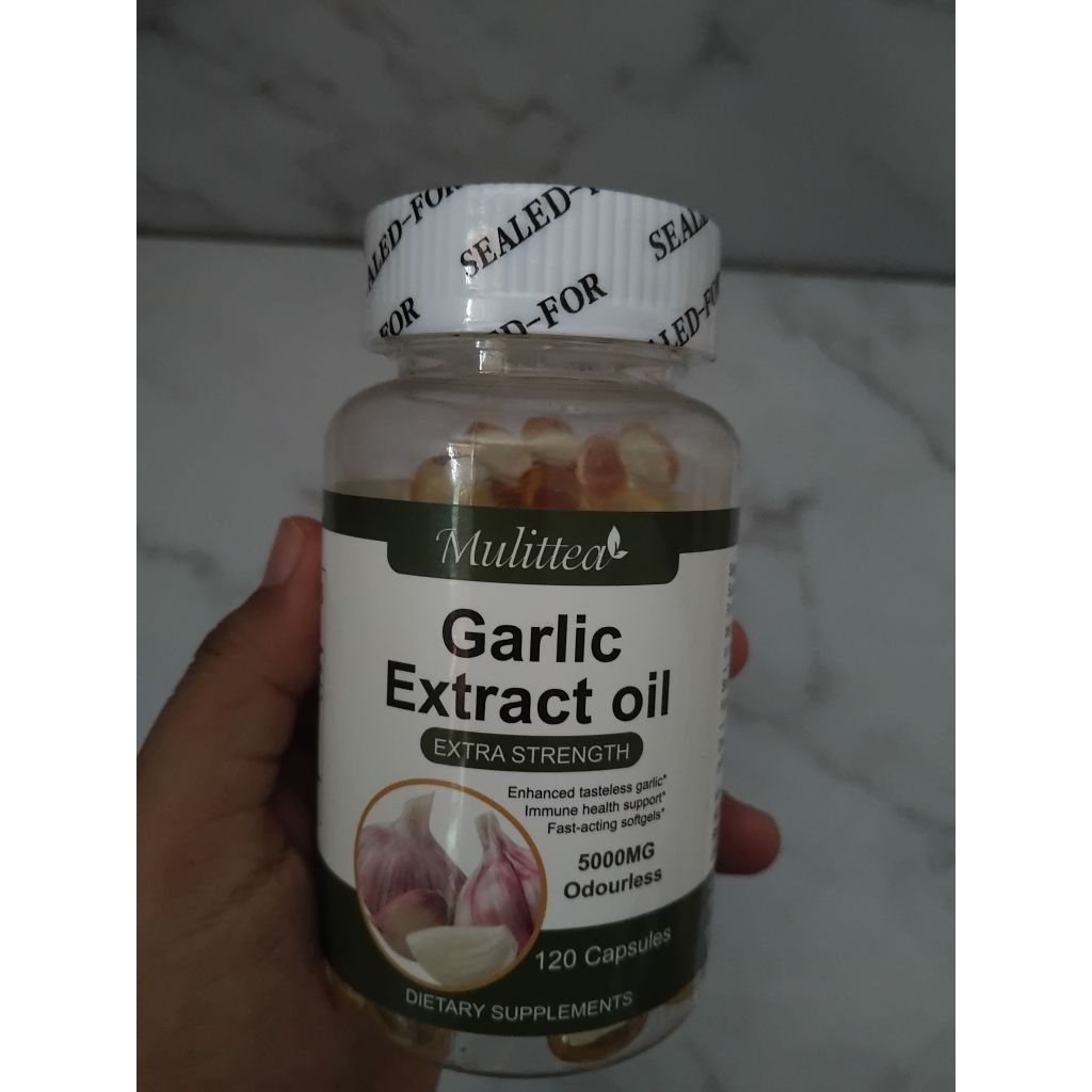 

Kapsul Bawang Putih Multittea Garlic Extract Oil Isi 120 Kapsul