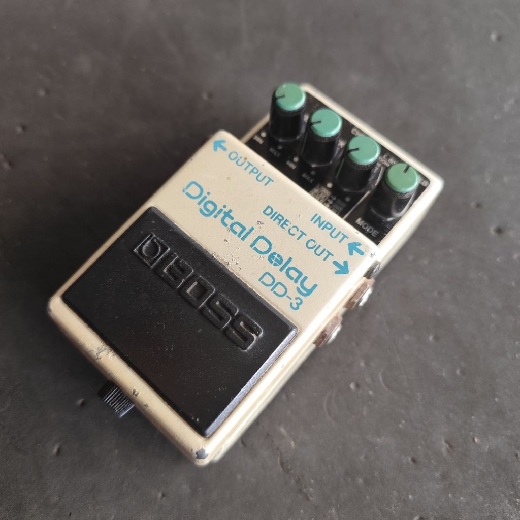 Boss DD 3 Digital Delay, Efek Gitar, Bass, Blue lable, Square Chip, Not Zoom, Nux, Valeton