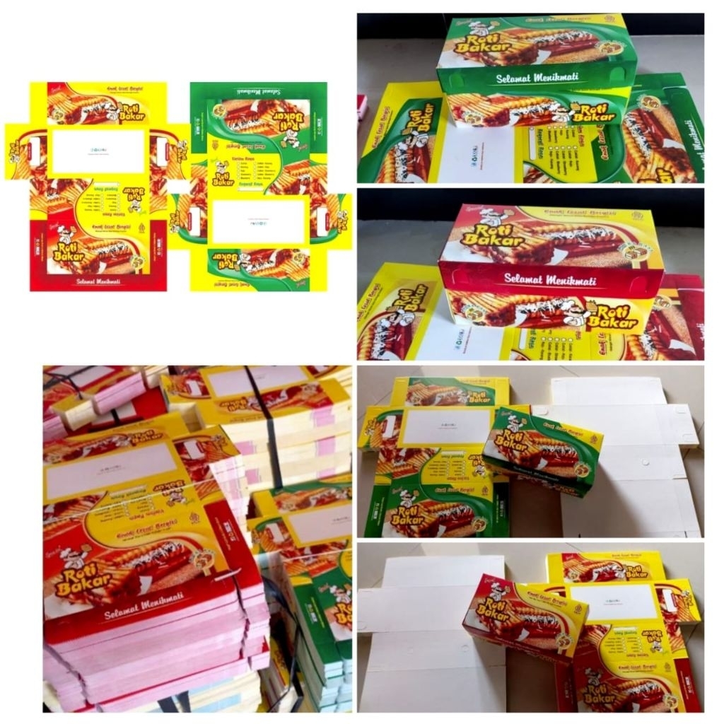 

DUS ROTI BAKAR//KEMASAN ROTI BAKAR//BOX ROTI BAKAR
