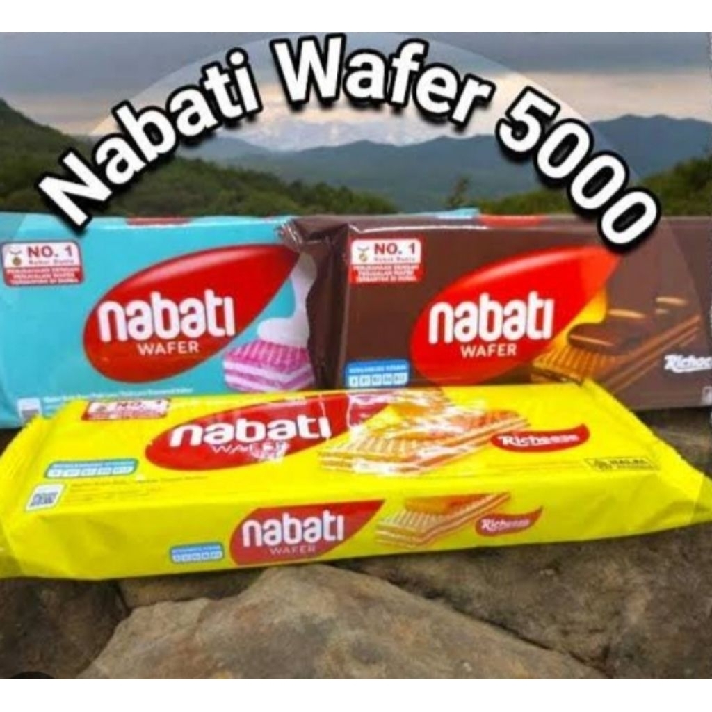 

1 Dus Wafer Nabati 5000 | Isi 24 Pcs | Harga Eceran 5000 | Grosir Murah