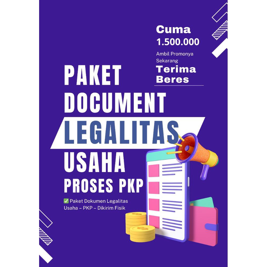 

Paket Cetak Dokumen Administrasi Usaha Bentuk PKP - Dokumen Fisik Lengkap