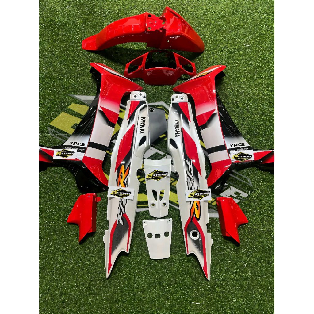 Fullset Body Halus Fizr Ardhat Merah Putih Hitam 2001 Body Set Halus Yamaha F1zr Ardhat 2001