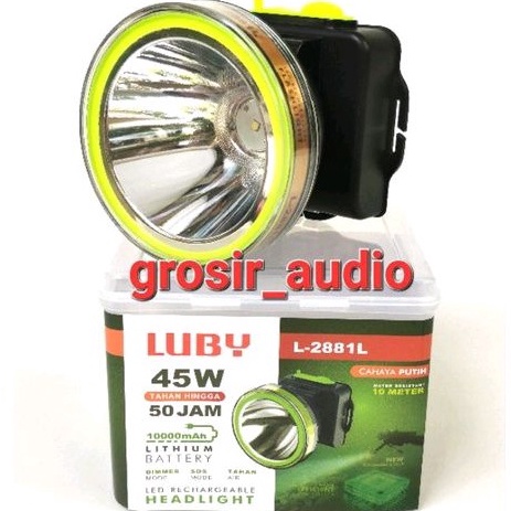 Recomend SENTER KEPALA LUBY L2881L 45W SENTER KEPALA LUBY L2881K SENTER HEAD LUBY 2881 LUBY 2881 ORI