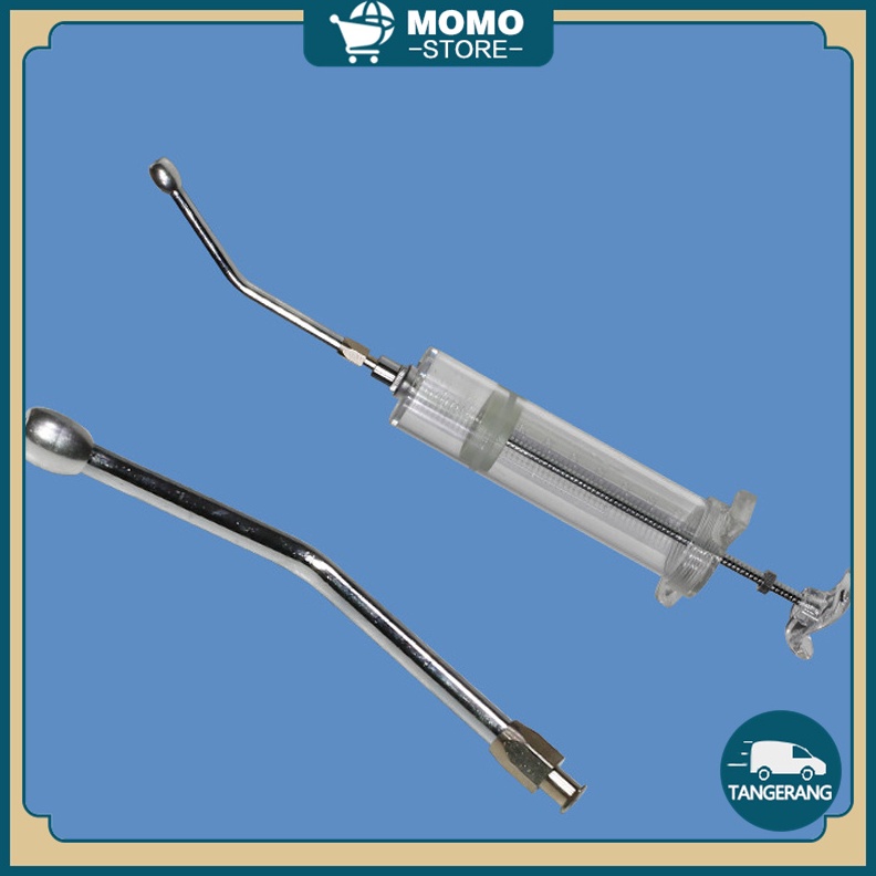 KODE T36F Alat Cekok Stainless DombaKambingSapiKerbauKudaSuntik Spuit 2 3 5 ml Suntikan Tabung