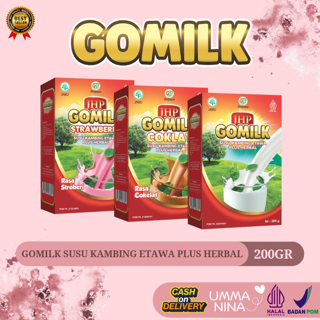 

GOMILK 200GR SUSU KAMBING ETAWA PLUS HERBAL MENAMBAH BERAT BADAN