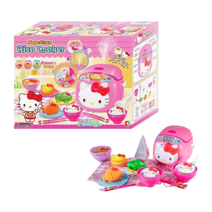 Sanrio Daniel & Co Hello Kitty Rice Cooker Playset Mainan Masak