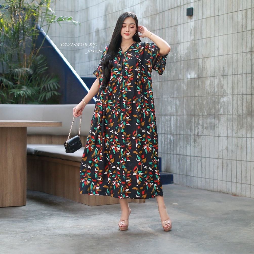 KODE C86W Dress SIFA Remaja Kekinian Bumil Busui All Rayon Premium Adem Halus Ld 12cm Daster Remaja 