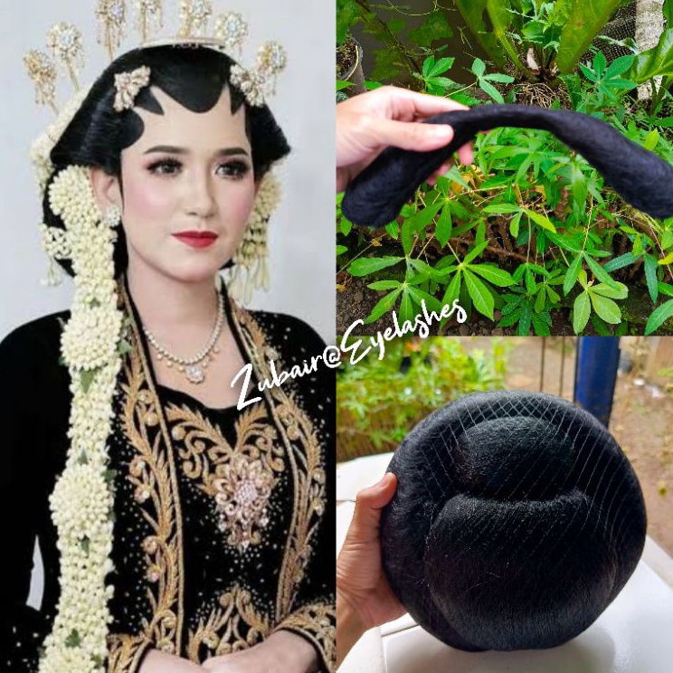 Bisa Cod  Satu Set Sanggul Pengantin JawaSanggul Jawa  Subal Solo