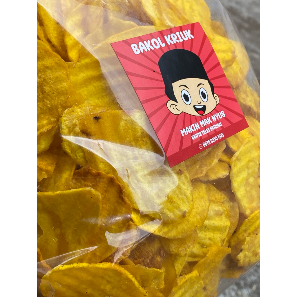 

[250gram] kripik Talas gurih renyah